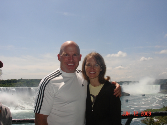 Kevin and Darlene, Niagara Falls - Canadian Side - Summer 2009