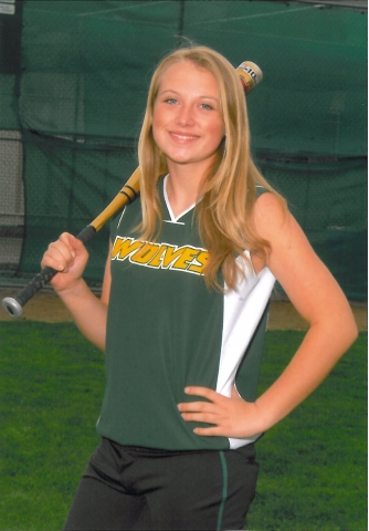 Katie Baker, Kevins oldest daughter and high school fastpitch softball pitcher